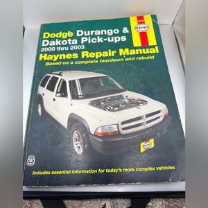 Hanes Repair Manual for Dodge Durango & Dakota Pick-ups